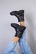 Ботинки женские кожаные черные с замком спереди демисезонные, 36, 23.5