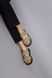 Шльопанці жіночі шкіряні кольору хакі з чорною підошвою, 37, 23