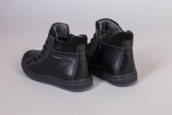 Зимові чорні шкіряні черевики, 39, 33, 22