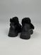 Ботинки женские кожаные черные с вставками замши, 40, 25-25.5