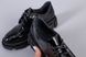 Туфли женские кожа наплак черные на шнурках, 36, 23.5