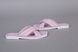 Шлепанцы женские кожаные лилового цвета на белой подошве, 41, 26.5
