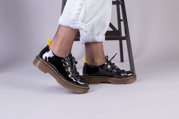 Жіночі чорні лакові туфлі, 40, 26