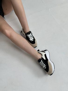 Кросівки жіночі замшеві кольорові зі вставками шкіри, 41, 26-26.5