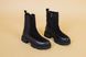 Ботинки женские замшевые черные с кожаной вставкой деми, 41, 26.5