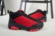 Ботинки для мальчика из нубука красные с вставками черного цвета, 32, 21