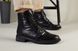 Женские демисезонные черные кожаные ботинки, 40, 26-26.5