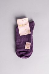 Носки женские шерсть ламы фиолетовые