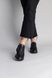Кроссовки женские кожаные черные с замшевой вставкой, 41, 27