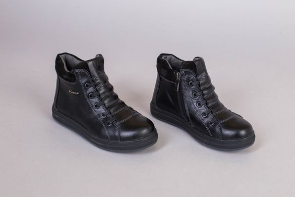 Зимові чорні шкіряні черевики, 39, 39, 25