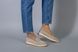 Туфлі жіночі замшеві бежевого кольору на низькому ходу, 38, 24.5-25