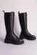 Сапоги женские кожаные черного цвета со шнуровкой демисезонные, 41, 26.5