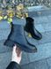 Ботинки женские кожаные черные зимние, 36, 23