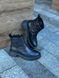Ботинки женские кожаные черные зимние, 36, 23