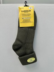 Шкарпетки жіночі вовняні темно сірого кольору