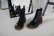 Женские черные кожаные зимние ботинки на цигейке, 40, 26-26.5