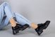 Туфлі жіночі шкіра лак чорного кольору на шнурках, 40, 26.5-27