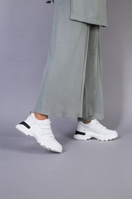 Кроссовки женские кожаные белые, на кожподкладке, 37, 24