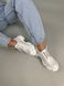 Туфлі жіночі шкіряні білі на шнурках без підборів, 36, 23.5