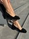 Туфли женские замшевые черные, 41, 27