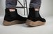 Мужские черные замшевые ботинки на резинке, 41, 27-27.5