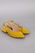 Босоножки женские замшевые желтого цвета с силиконовой вставкой, 35, 23