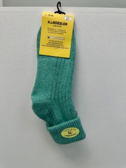 Шкарпетки жіночі вовняні бірюзового кольору