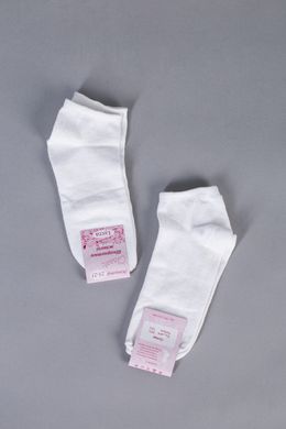 Шкарпетки жіночі білі короткі