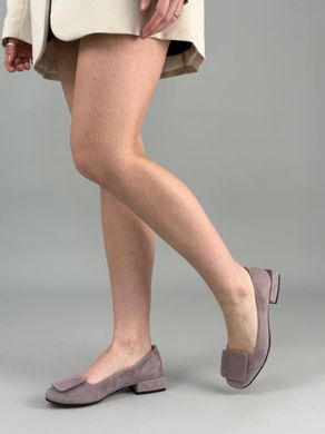 Туфлі жіночі велюрові кольору візон, 35, 23