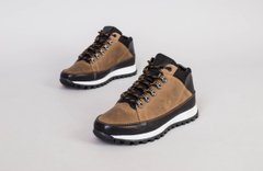 Ботинки мужские кожаные черный и коричневый на шнурках зимние, 45, 30