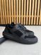 Кроссовки мужские кожаные черные с вставками замши, 45, 30