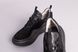 Кроссовки женские кожаные с вставками замши черные, 36, 24