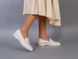 Туфли женские кожаные молочного цвета на низком ходу, 36, 24