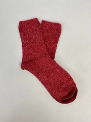 Шкарпетки жіночі вовняні червоного кольору