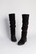 Жіночі чорні замшеві зимові чоботи, 41, 38, 24.5-25