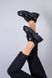 Туфлі жіночі шкіра наплак чорні на платформі, 41, 27