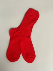 Шкарпетки жіночі червоного кольору