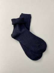 Шкарпетки жіночі вовняні темно-синього кольору