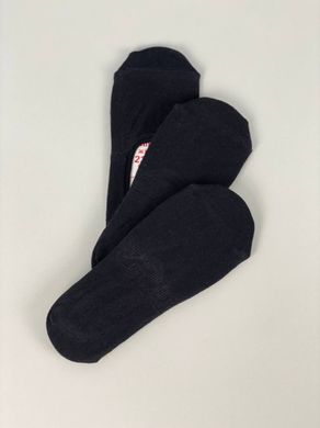 Шкарпетки-слідки жіночі чорного кольору