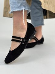 Туфлі жіночі велюрові чорні, 41, 27