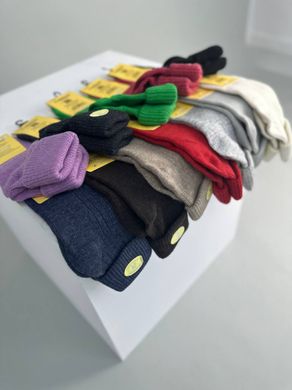 Шкарпетки жіночі вовняні лілового кольору