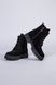 Ботинки женские замшевые черные, на шнурках и с замком, на цигейке, 38, 24.5-25