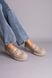 Туфли женские кожаные бежевого цвета, 40, 26