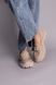 Туфли женские кожаные бежевого цвета, 40, 26