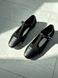 Туфли женские велюровые черные с вставками кожи, 36, 23.5