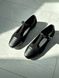Туфли женские велюровые черные с вставками кожи, 36, 23.5