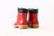 Червоні шкіряні зимові черевики для дівчинки 35, 35, 22-22.5