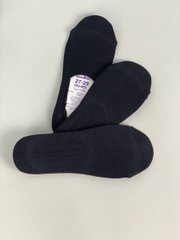 Носки-следки мужские черного цвета
