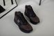 Ботинки мужские из нубука коричневые с вставками черной кожи зимние, 45, 30
