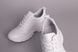 Кроссовки женские кожаные белые на белой подошве, 36, 24